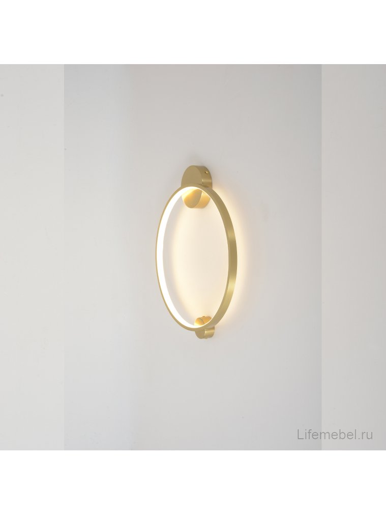 Бра REAL AP18W LED BRASS