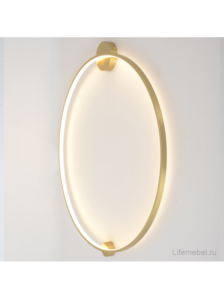 Бра REAL AP35W LED BRASS