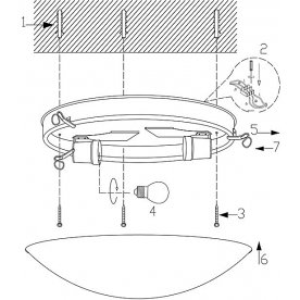 Накладной светильник Alivia 40414-2