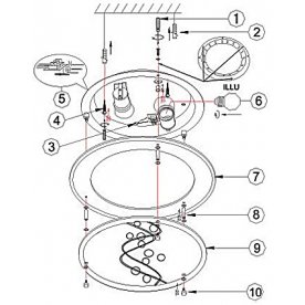 Накладной светильник Ballerina I 48090-2