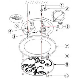 Накладной светильник Berry 48065