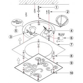 Накладной светильник Berry 48066