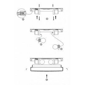Накладной светильник Opal 48402