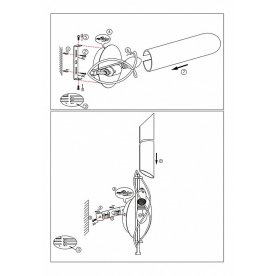 Накладной светильник Rania 44137-1