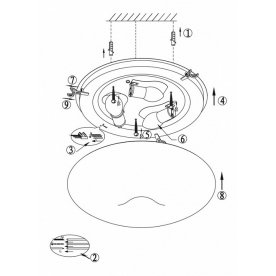 Накладной светильник Shodo 40601