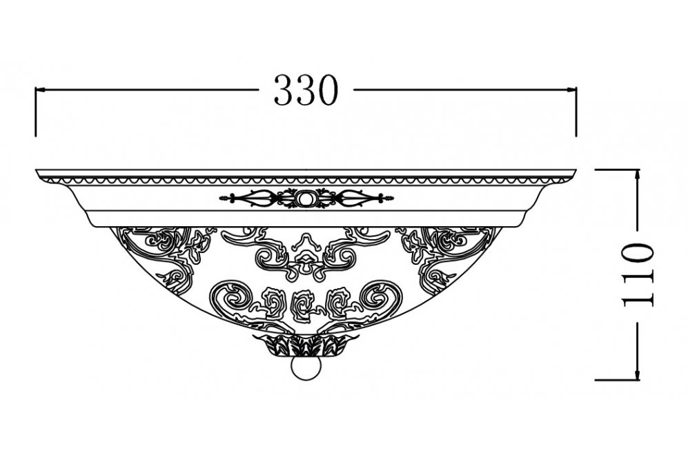 Накладной светильник Geometry 4 CL907-02-R