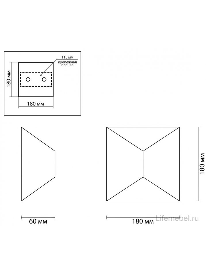Настенный светильник Tibro 3908/10WL