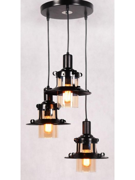 Подвесной светильник Capri  LDP 11328 B-3 BK