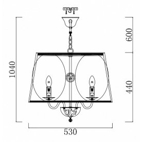Подвесной светильник Letizia ARM365-05-R