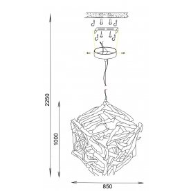 Подвесной светильник Fabian 1533.12