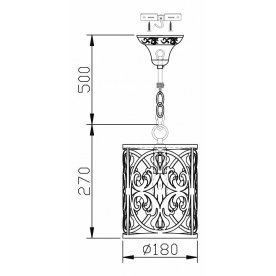 Подвесной светильник Rustika H899-11-W