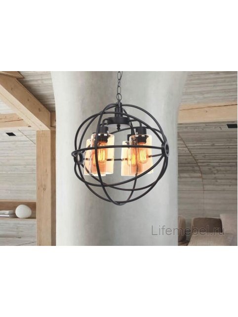 Подвесной светильник Stradi LDP 11509-4 BK