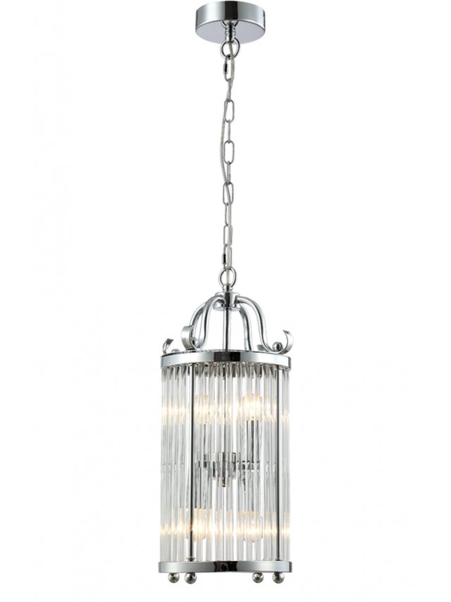 Подвесной светильник TADEO SP4 D200 CHROME/TRANSPARENTE