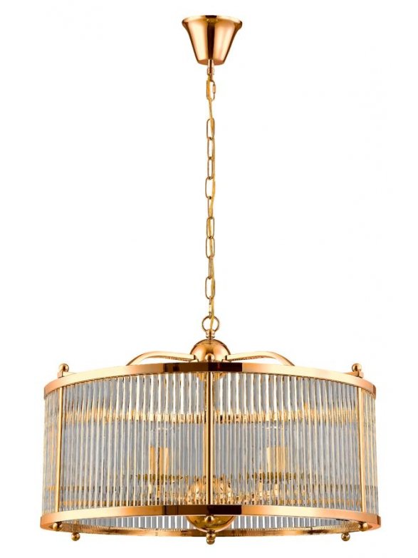 Подвесной светильник TADEO SP6 D600 GOLD/TRANSPARENTE