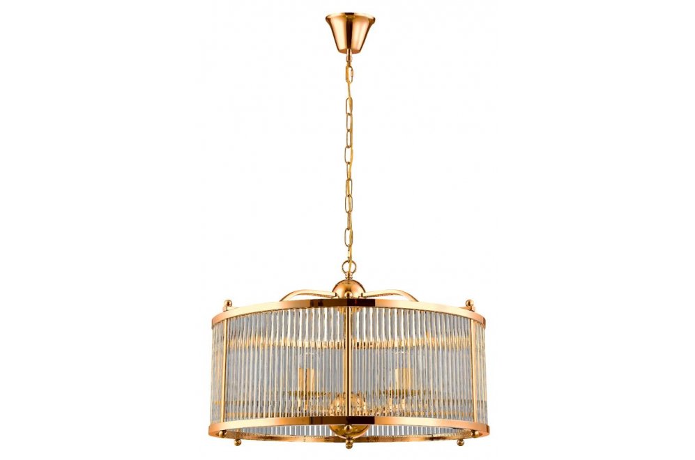 Подвесной светильник TADEO SP6 D600 GOLD/TRANSPARENTE