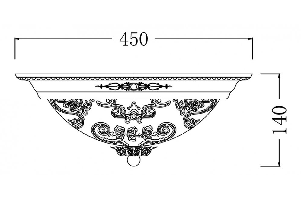 Накладной светильник Geometry 4 CL907-03-W