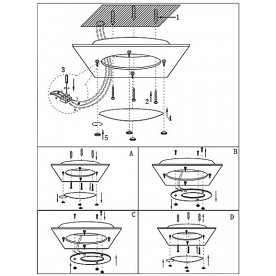 Потолочный светильник Yucatan 48251-18