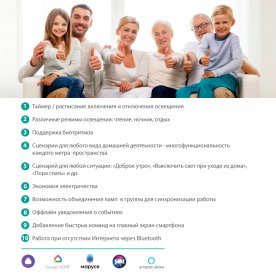 Потолочный светильник LBS/SH-48/RGBCW/WIFI