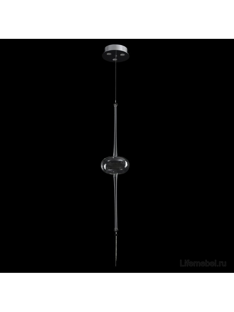 Светильник подвесной GLASS SP3W LED CHROME