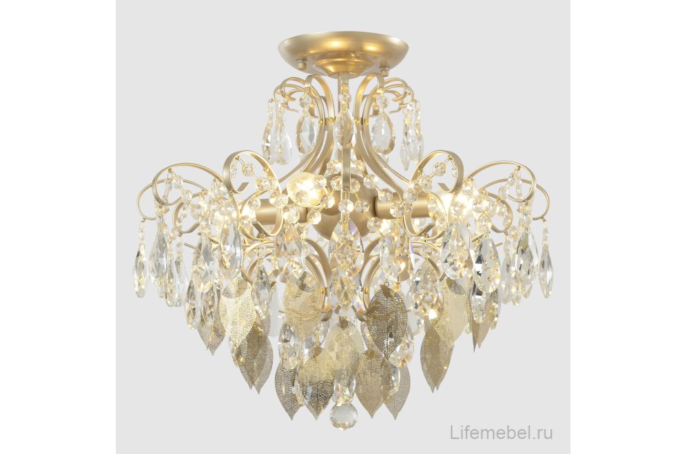 Светильник потолочный ESMIRALDA PL4 GOLD