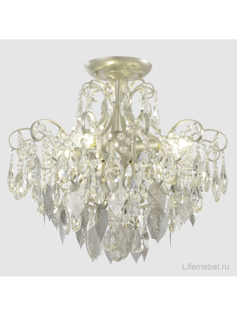 Светильник потолочный ESMIRALDA PL4 SILVER