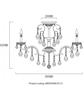 Потолочный светильник MONTANA