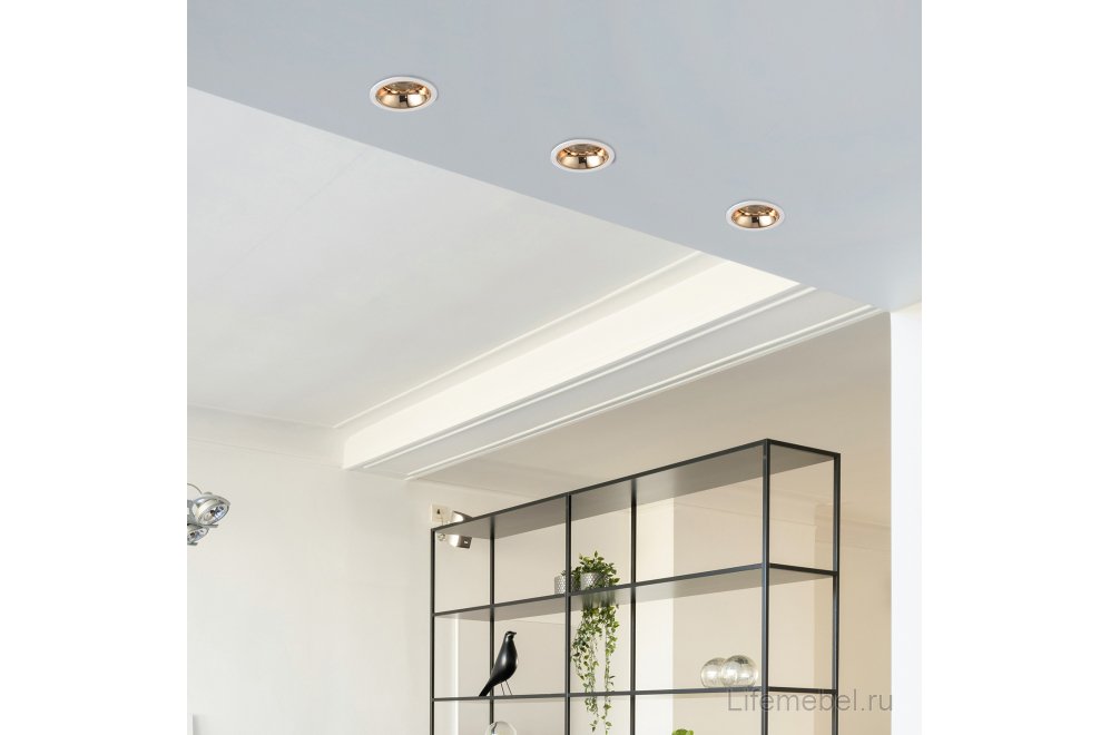 Светильник встраиваемый CLT 081C WH-GO