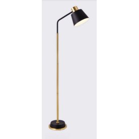 Торшер LDF 5525 BK+GD