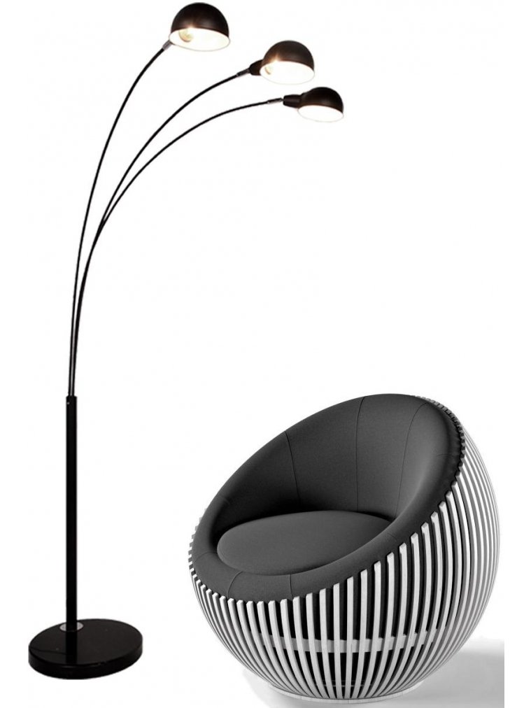 Торшер Wallscot  LDF 8801-3 BK