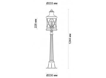 Уличный светильник Sation 4045/3F
