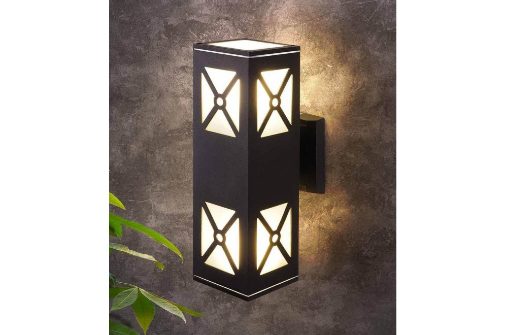 Уличный настенный cветильник 1405 Techno черный 4690389131912