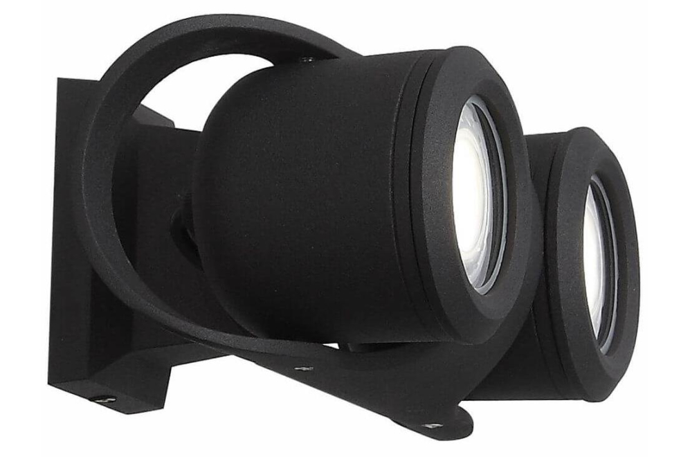 Уличный настенный светильник Round Black SL093.401.02