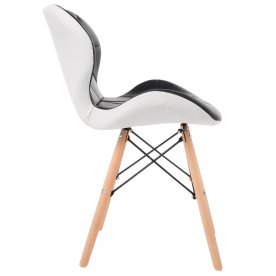 Деревянный стул PC-027 black / white