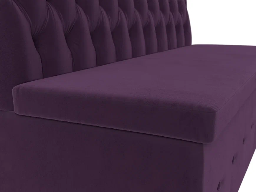 Кухонный диван Вента фиолетовый велюр