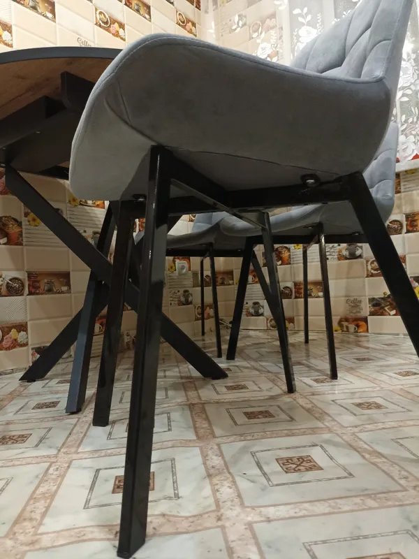 Комплект стульев Стронг 4 шт темно-серый / черный фото покупателя 32