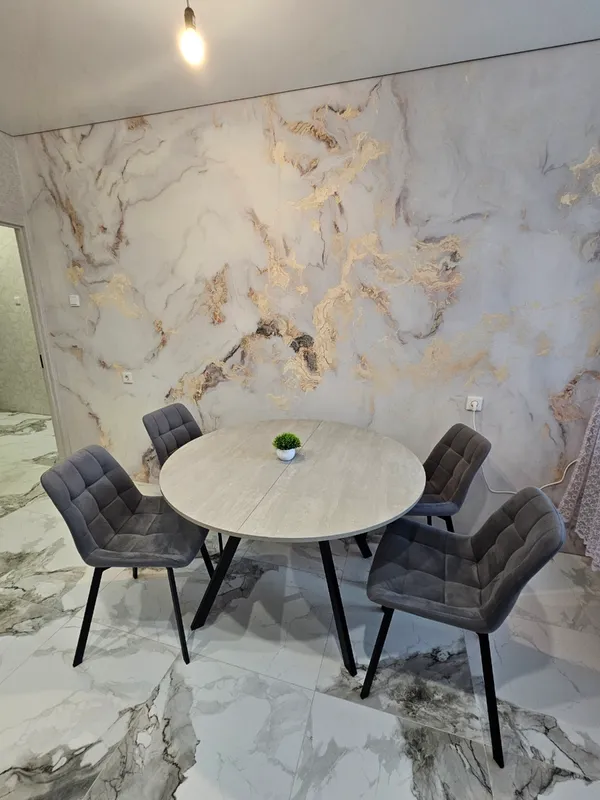 Комплект стульев крутящихся Форт 2 шт розовый (hl 41) / 1П белый каркас фото покупателя 130