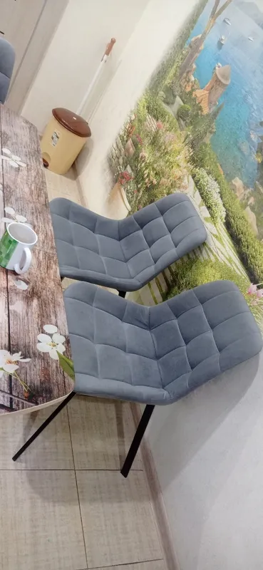 Комплект стульев Стронг 4 шт темно-серый / черный фото покупателя 68