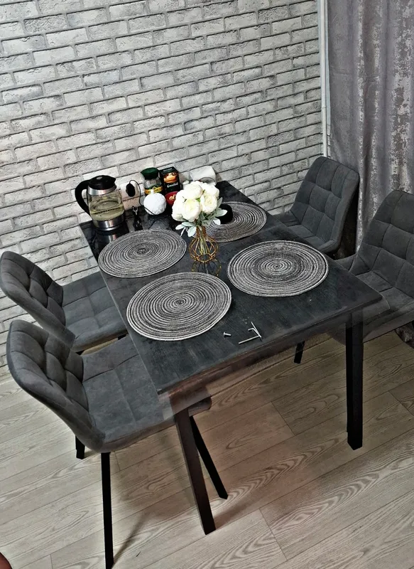 Комплект стульев крутящихся Форт 2 шт розовый (hl 41) / 1П белый каркас фото покупателя 40