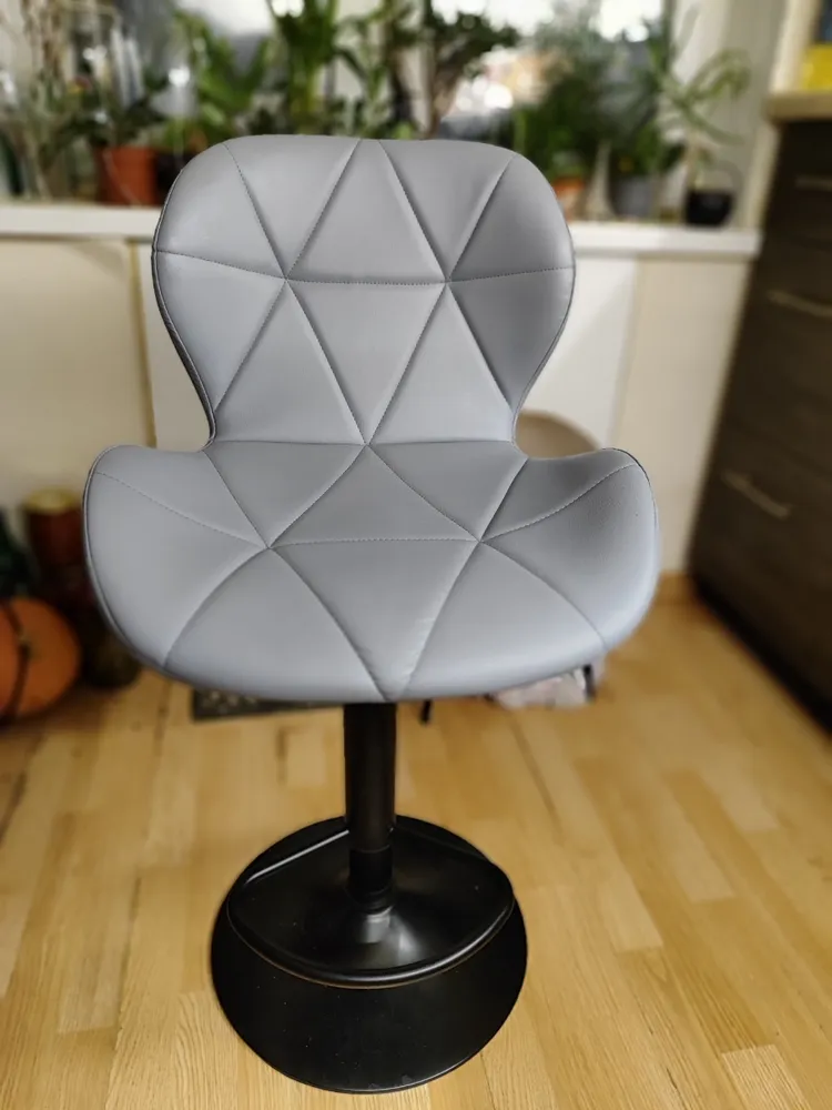 Барный стул Trio light gray / black фото покупателя 4