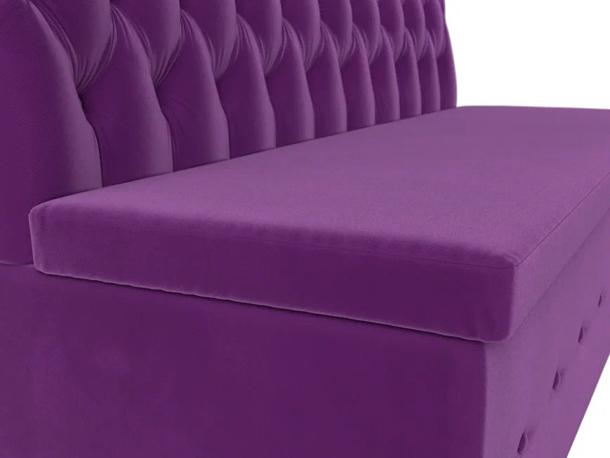 Кухонный диван Вента фиолетовый микровельвет