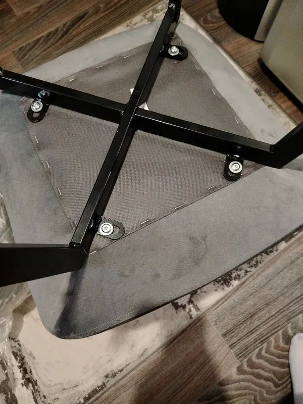 Комплект стульев Стронг 4 шт темно-серый / черный фото покупателя 41