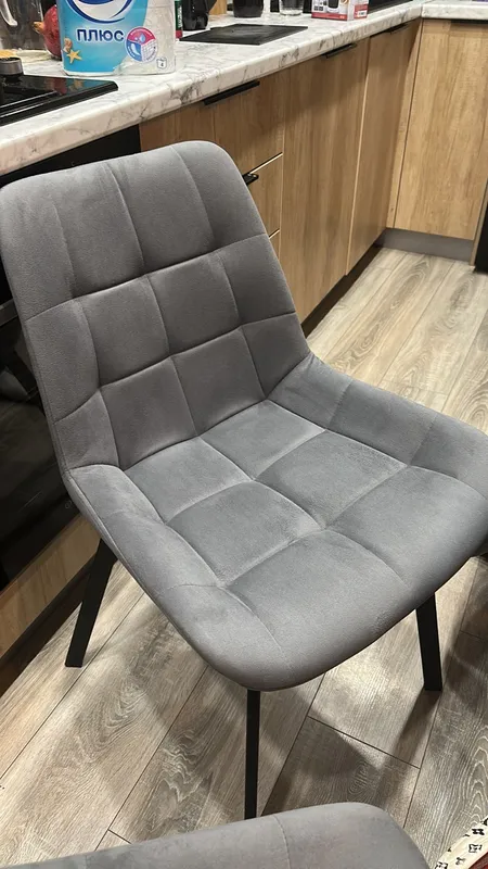 Комплект стульев Стронг 4 шт темно-серый / черный фото покупателя 167