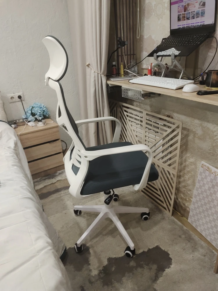 Компьютерное кресло Montana light gray / white фото покупателя 33