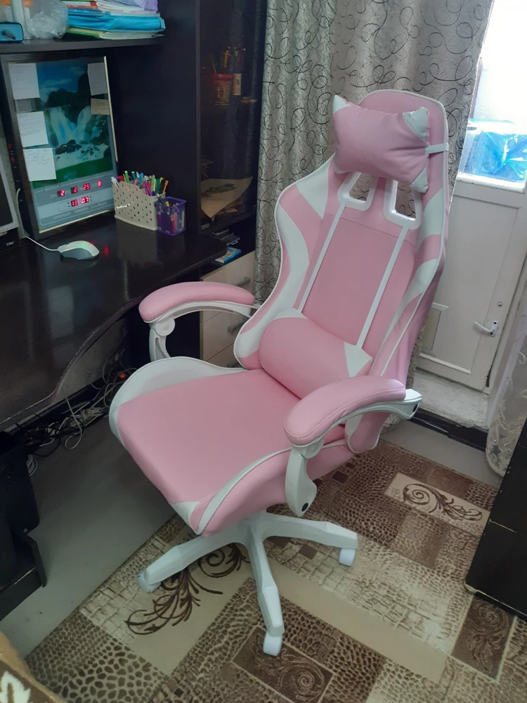 Компьютерное кресло Rodas pink / white фото покупателя 9
