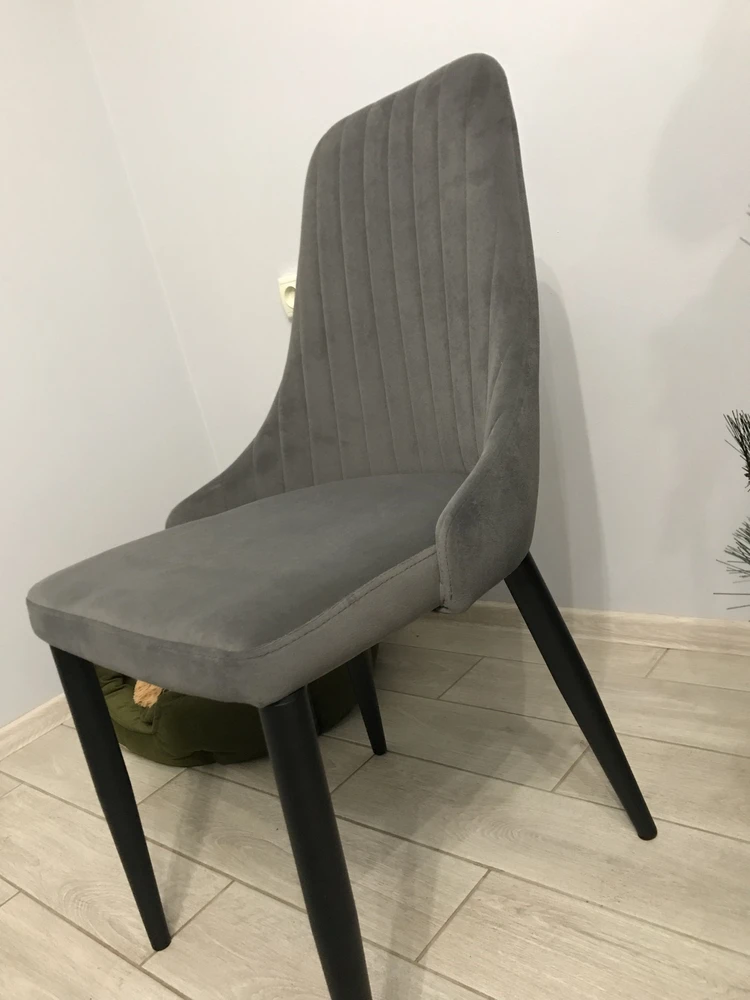 Стул на металлокаркасе Kora wine red / black фото покупателя 35