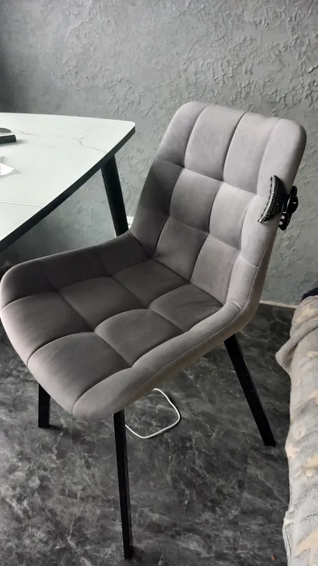 Комплект стульев крутящихся Форт 2 шт розовый (hl 41) / 1П белый каркас фото покупателя 103