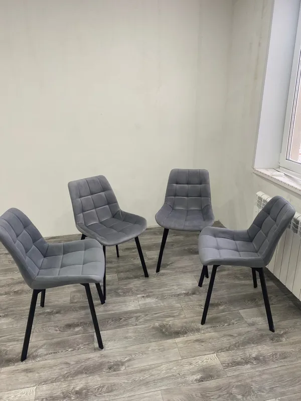 Комплект стульев крутящихся Форт 2 шт розовый (hl 41) / 1П белый каркас фото покупателя 67