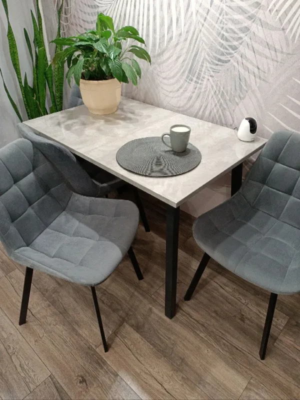 Комплект стульев Стронг 4 шт темно-серый / черный фото покупателя 122