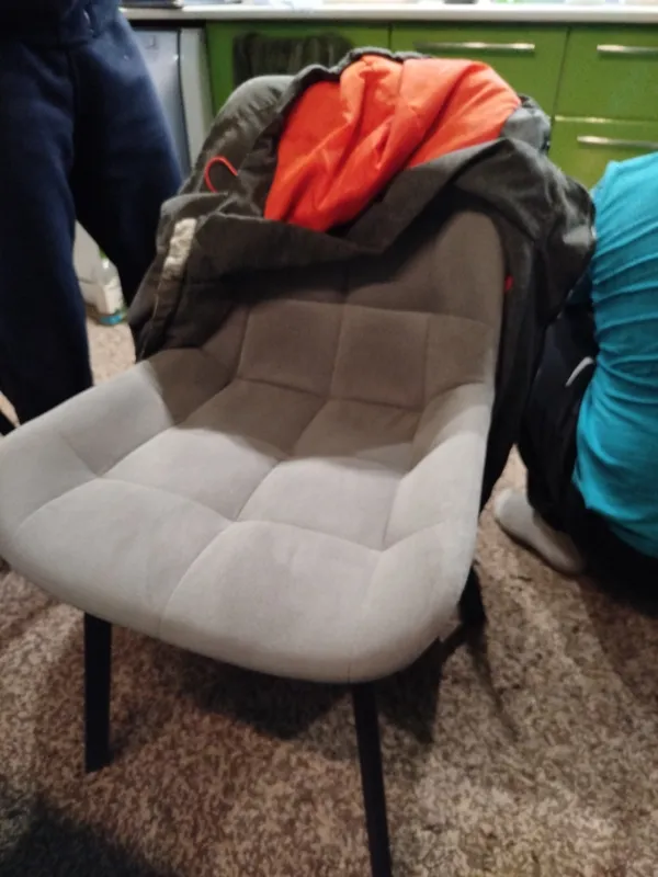 Комплект стульев Стронг 4 шт темно-серый / черный фото покупателя 50