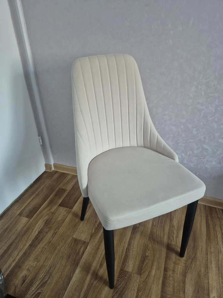 Стул на металлокаркасе Kora white / gray фото покупателя 28